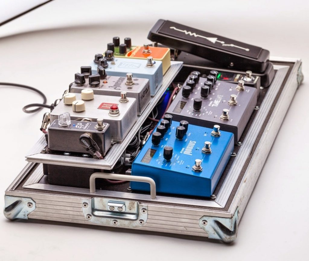 Pedal boards with case