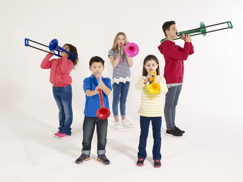 Young pTrumpet players